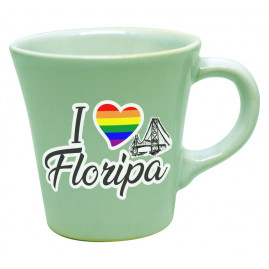 Caneca curva moser I Love Floripa - diversidade FLN