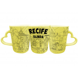 Caneca Catarina Coração Faixa Mapa TPFB RE