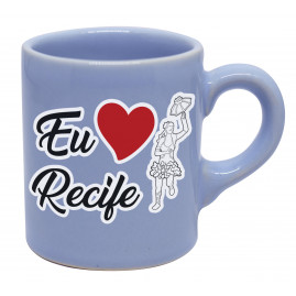 Caneca reta moser Eu amo ponto turístico RE