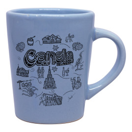 Caneca catarina traço preto CAN