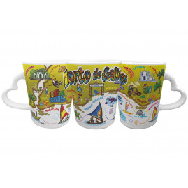 Caneca Catarina Coração Faixa Mapa TC PGA