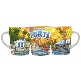 Caneca Catarina Faixa Colorida FPO