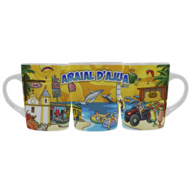 Caneca Catarina Faixa Colorida AR