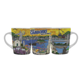 Caneca Catarina Faixa Colorida BC