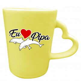Caneca Catarina Coração Eu Amo Ponto Turístico PI
