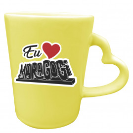 Caneca Catarina Coração eu amo ponto turístico MA