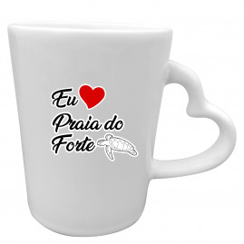 Caneca Catarina Coração eu amo ponto turístico PFO