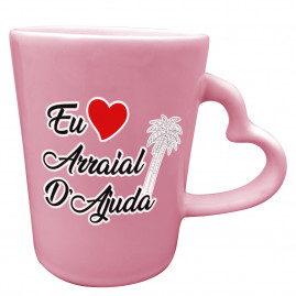 Caneca Catarina Coração eu amo ponto turístico AR