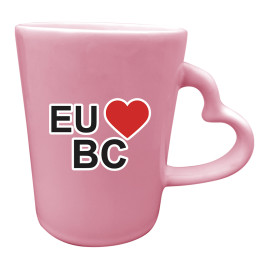 Caneca asa coração eu amo BC