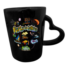 Caneca catarina coração logo traço colorido PGA