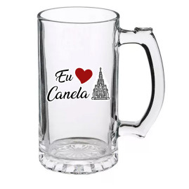 Caneco de Chopp vidro eu amo ponto turístico CAN