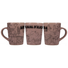 Caneca Catarina  Faixa Traço Preto AR