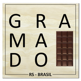 Imã de madeira Chocolate GRA