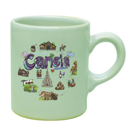Caneca reta moser traço colorido CAN