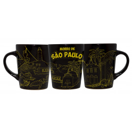 Caneca catarina preta faixa mapa td fp MSP