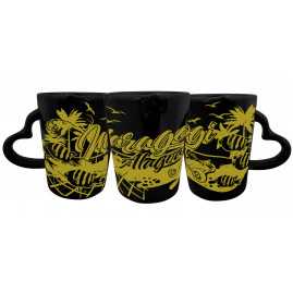 Caneca Catarina Coração Faixa Retrô TD MA