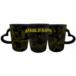 Caneca Catarina Coração Faixa Mapa TD AR