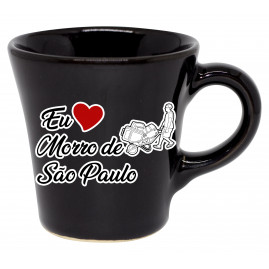 Caneca curva moser Eu amo Ponto turístico MSP