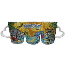 Caneca Catarina Coração eu amo ponto turístico MA