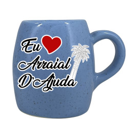 Caneca Moon Pequena Granilhada  Eu Amo Ponto Turístico AR