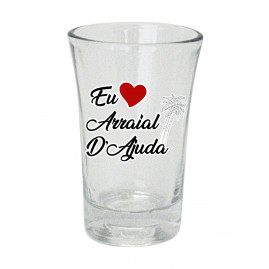 Shot Vidro Eu amo AR