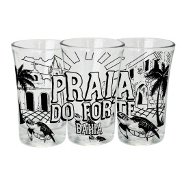 Shot retrô traço preto PFO