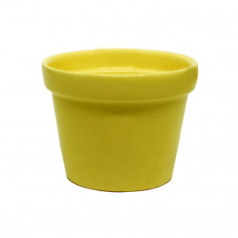 Vaso pequeno amarelo